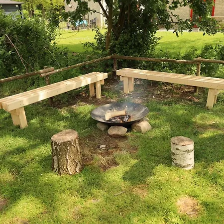 7 Person House With Swing, Firepit, Hammock, Garden, Swimming Lake, Child Friendly, In- And Outside Playground, And Great Coffee