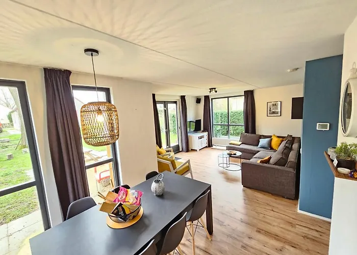 7 Person House With Swing, Firepit, Hammock, Garden, Swimming Lake, Child Friendly, In- And Outside Playground, And Great Coffee