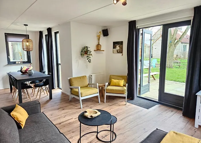 Vakantiehuis 7 Person House With Swing, Firepit, Hammock, Garden, Swimming Lake, Child Friendly, In- And Outside Playground, And Great Coffee