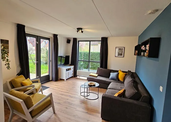 Vakantiehuis 7 Person House With Swing, Firepit, Hammock, Garden, Swimming Lake, Child Friendly, In- And Outside Playground, And Great Coffee *