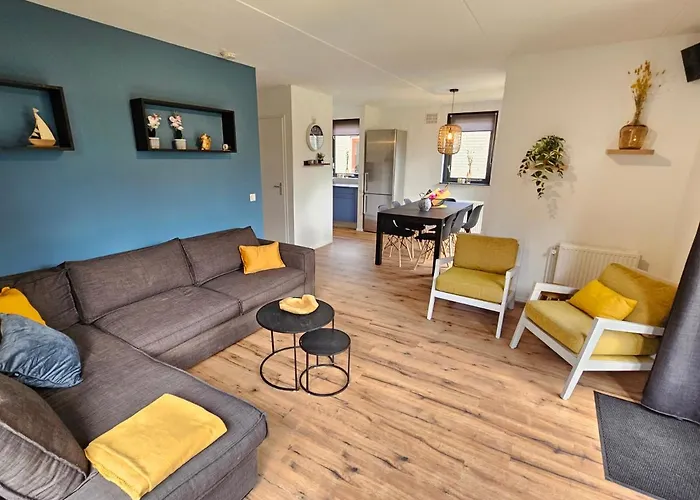 Vakantiehuis 7 Person House With Swing, Firepit, Hammock, Garden, Swimming Lake, Child Friendly, In- And Outside Playground, And Great Coffee