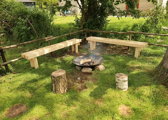 7 Person House With Swing, Firepit, Hammock, Garden, Swimming Lake, Child Friendly, In- And Outside Playground, And Great Coffee