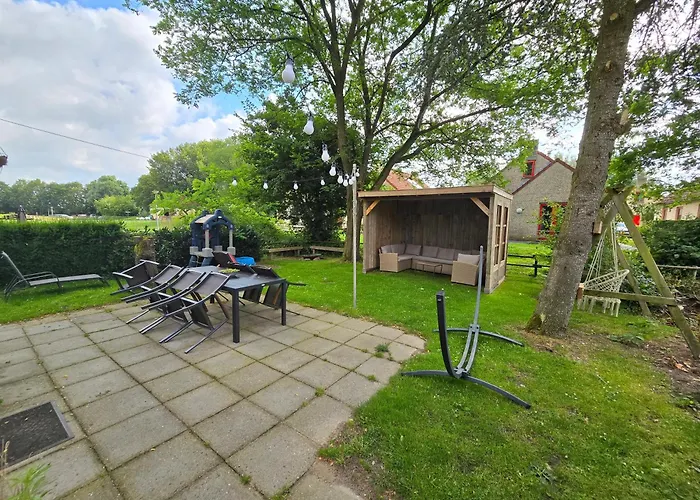 7 Person House With Swing, Firepit, Hammock, Garden, Swimming Lake, Child Friendly, In- And Outside Playground, And Great Coffee *